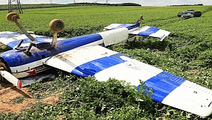 Almanya'da küçük uçak düştü: 1 ölü 