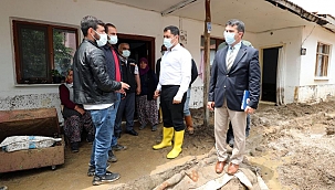 Amasya'da sel ev ve ahırlara zarar verdi 