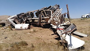 Beton mikseri devrildi: 1yaralı 