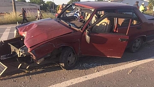 Bu araçtan yara almadan kurtuldular 