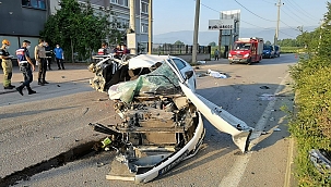 Bursa'da feci kaza : 3 ölü 2 yaralı