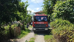Çarşamba'da ev yangını 