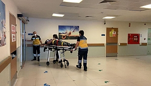 Çatısından düşen işçi ağır yaralandı