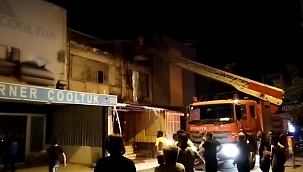 İnegöl'de sanayide yangın!