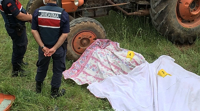 Kastamonu'da traktör devrildi: 2 ölü 