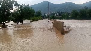 Kozan'da aşırı yağış sele neden oldu 