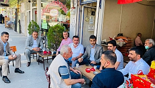 MHP'de esnaf ziyaretleri devam etti!