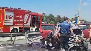 Otomobil hurdaya döndü: 5 yaralı