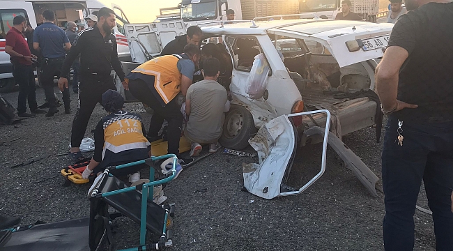 Siirt'te trafik kazası : 2 ölü 6 yaralı
