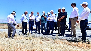 Tarımsal faaliyetleri inceledi! 