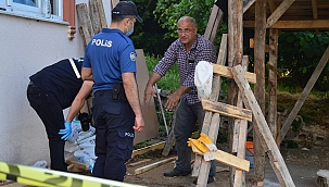 Çatıdan düşen şahıs kurtarılamadı