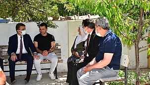 Vali Baruş'tan Gazi Fırtına'ya ziyaret! 