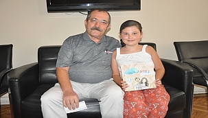 Sekiz yaşında hikaye kitabı yazdı!