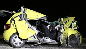 Aksaray'da trafik kazası: 1 ölü 2 yaralı