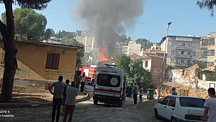 Balon uçurmak isterken yangın çıkardı 