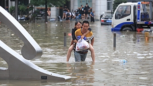 Çin'deki sel felaketi: 25 ölü 