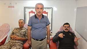 Emniyetinden "15 Temmuz anısına" kan bağışı 