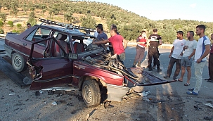 İki otomobil çarpıştı: 7 yaralı