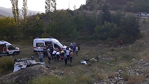 Kontrolden çıkıp şarampole uçtu! 