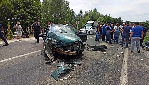 Kurban kesimi dönüşünde kaza: 6 yaralı 