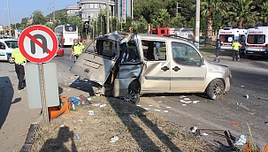Manisa'da zincirleme kaza: 2 yaralı 