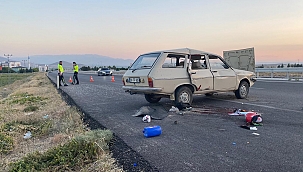 Otomobil şarampole devrildi: 1 ölü 