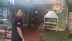 Park daki yangın paniğe neden oldu!