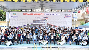 Rıdvan Mertöz ortaokulu temel atma töreni 