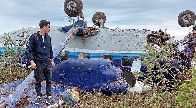 Rusya'da kaybolan uçağın görüntüleri ortaya çıktı