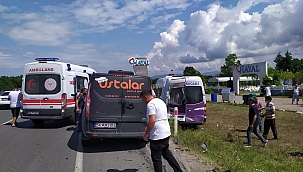 Sakarya'da trafik kazası: 3 yaralı! 