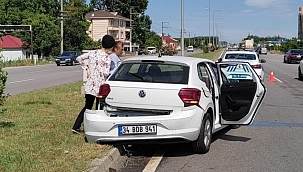 Samsun'da trafik kazası: 2 yaralı 