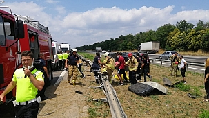 TEM Otoyolunda can pazarı: 6 yaralı 