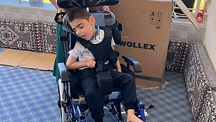  Yusuf'un tekerlekli sandalye sevinci 