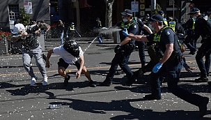 Avustralya'da protestolara polis müdahalesi 