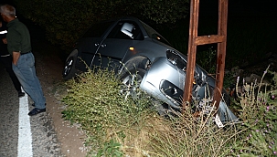 Çelikhan'da trafik kazası: 2 yaralı 