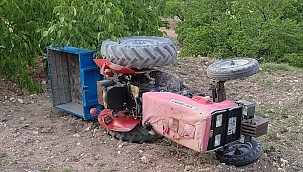 Hekimhan'da traktör kazası: 2 yaralı