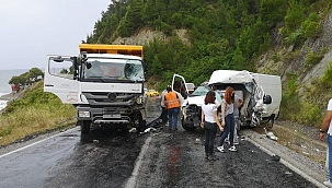 Kastamonu'da trafik kazası: 3 yaralı 