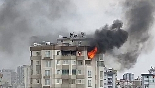 Klimadan yangın çıktı ev küle döndü 