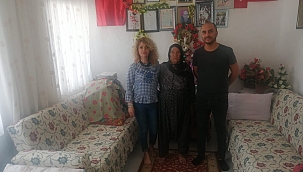 Şehit annesine müdire şefkati 