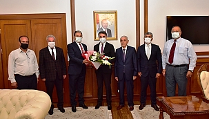 Ahi heyetinden Vali Baruş'a ziyaret! 