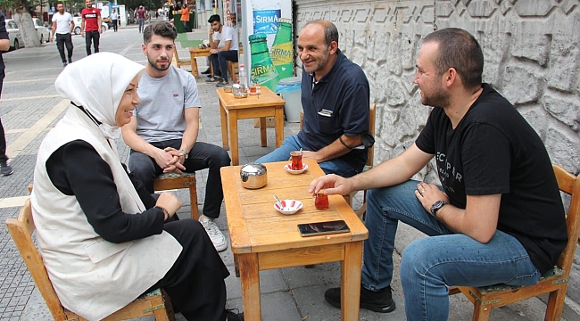 Çalık'tan esnaf ve vatandaş ziyareti 