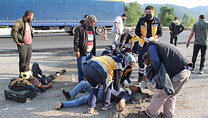 Düzce'de feci kaza: 8 yaralı 