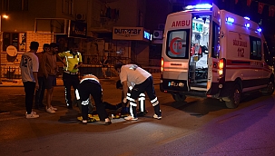 İki aracın karıştığı kazada bir yaralı!