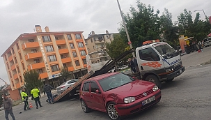 Konya'da trafik kazası : 1 yaralı