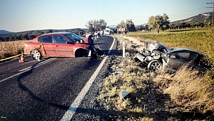 Manisa'da trafik kazası: 1 ölü 6 yaralı 