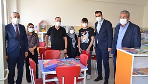 Okula kütüphane kazandırdılar!