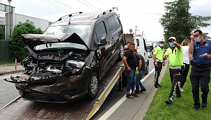 Ordu'da zincirleme trafik kazası: 1 yaralı 