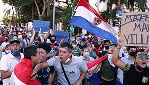 Paraguay'da hükümet karşıtı protesto