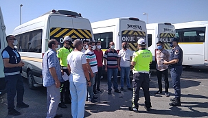 Servis araçlarına sıkı denetim 