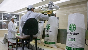 Yeni sezon ilk şeker üretimi yapıldı!